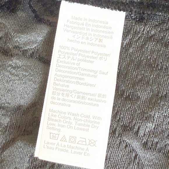 J Crew Jacquard Puff Sleeve Top with back bow XL - Picture 7 of 7